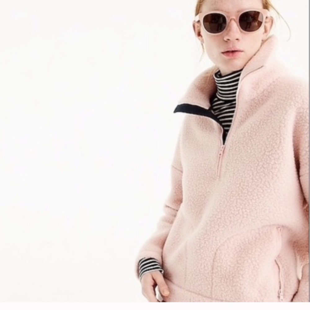 NWT J. Crew sherpa fleece